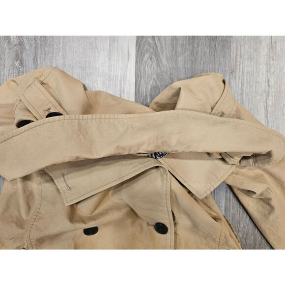 Old Navy Trench Coat Size Medium Tan - Picture 5 of 13
